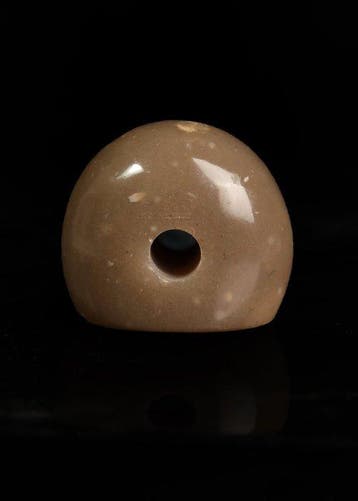 Sasanian Lichtbruine agaat Zegel met viervoeter (Zonder