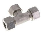 20S Raccord de coupe en T en acier inoxydable avec raccord, Verzenden