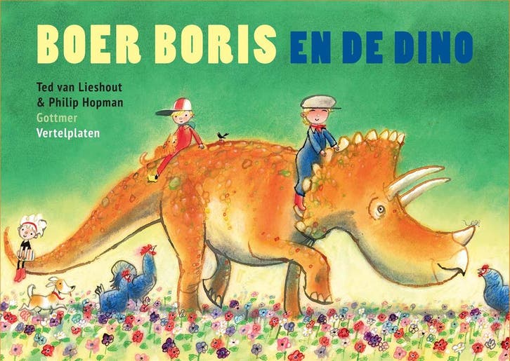 Vertelplaten Boer Boris En De Dino | Ted Lieshout | Nieuw, Boeken, Overige Boeken, Nieuw, Verzenden