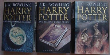 J.K. Rowling - Harry Potter: Three 1st “Adult” Editions -
