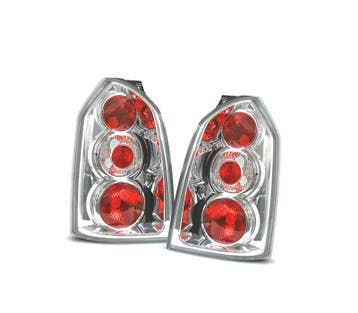 FEUX ARRIÈRE HYUNDAI TUCSON 04-10 FOND CHROMÉ, Verzenden