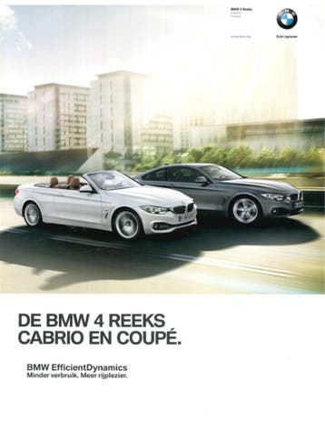 2014 BMW 4 SERIE BROCHURE NEDERLANDS