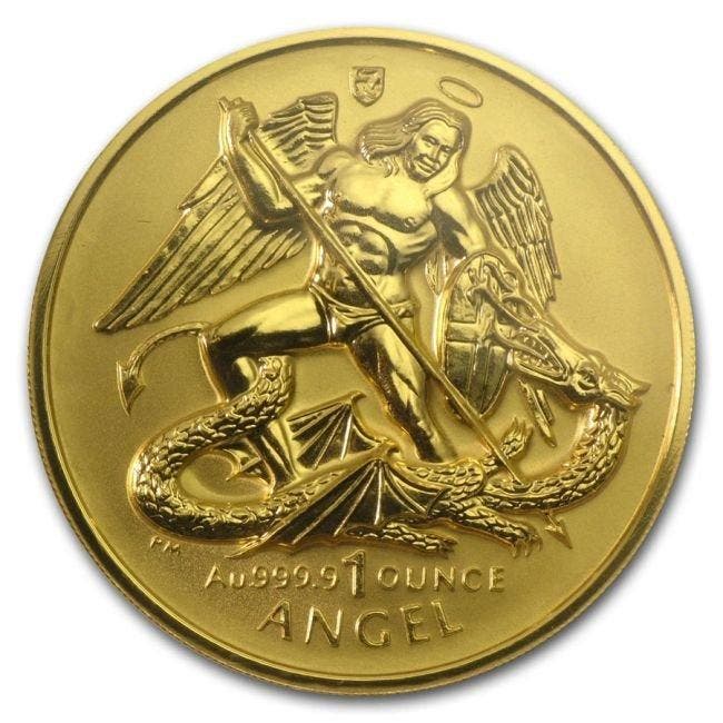 Isle of Man. 2007 1 oz Isle of Man Gold Angel Ultra High, Postzegels en Munten, Edelmetalen en Baren