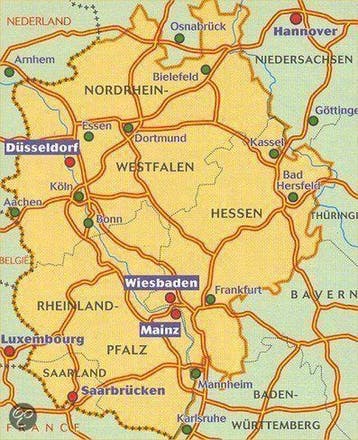Michelin Germany Midwest - 543, Boeken, Verzenden, Nieuw