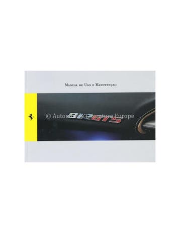 2020 FERRARI 812 GTS INSTRUCTIEBOEKJE PORTUGEES, Ophalen of Verzenden