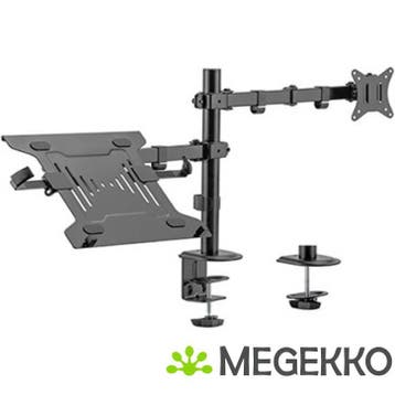 Gembird MA-DA-03 monitor en laptop bureau steun 32  Zwart, Verzenden, Nieuw