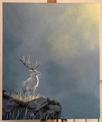 Alina Andrusyshyna - White Stag in Blue Silence