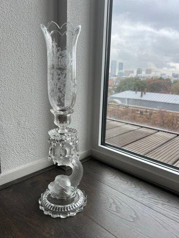 Baccarat - Chandelier Dauphin (Dolphin) - Cristal, Antiek en Kunst