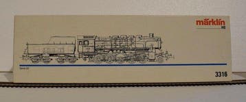 Märklin H0 - 3316 - Locomotive à vapeur avec tender (1) -