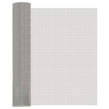 vidaXL Mesh Scherm 60 x 1000 cm 8 Mesh Roestvrij staal 201, Verzenden, Nieuw