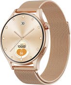 Gouden AMOLED Smartwatch | -29% Retour Deal | Snel zijn!, Verzenden, Slaap, Nieuw, Waterdicht