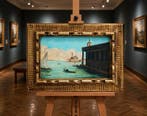 D’après Canaletto (1697-1768) - Canal vénitien avec gondoles