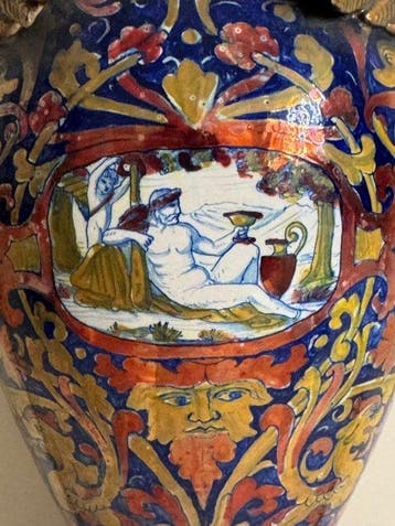 Alfredo Santarelli - sculptuur, Vaso da pompa ceramica a