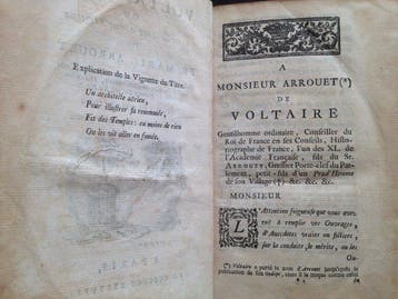 Anonyme - Voltariana ou Éloges amphigouriques - 1748