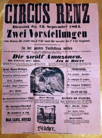Die zwolf Amazonen - 1864