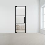 Steel look pendeldeur XL zonder kozijn, Verzenden, Nieuw