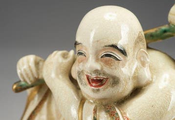 Satsuma-porselein Hotei - Satsuma-keramiek - Sealed