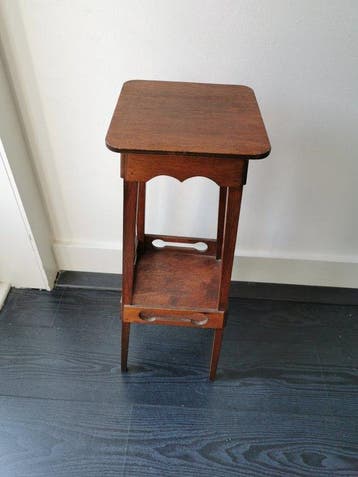 Plantentafel - Hout - arts en grafts stijl, Antiek en Kunst