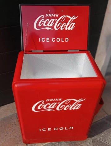 Coca-Cola - Koelkast - ghiacciaia vintage - Staal - Vintage