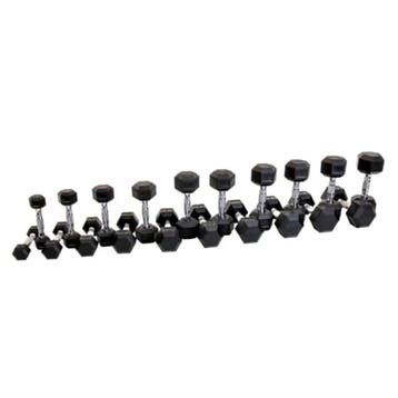 Dumbbell set 1-10 kg | Muscle Power Hexagon Dumbbells, Verzenden, Dumbbell