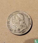 Kerkelijke Staat 1 lira 1867 (XXII), Postzegels en Munten, Verzenden, Overige landen, Losse munt, Goud