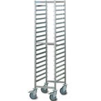 Regaalwagen | RVS | 18 Etages (1/1 GN) | Wielen (Geremd) |, Zakelijke goederen, Verzenden, Nieuw in verpakking