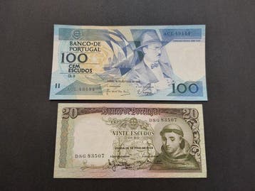 Portugal. - 24 Banknotes - Various Dates (Sans prix de, Timbres & Monnaies, Billets de banque | Europe | Billets non-euro