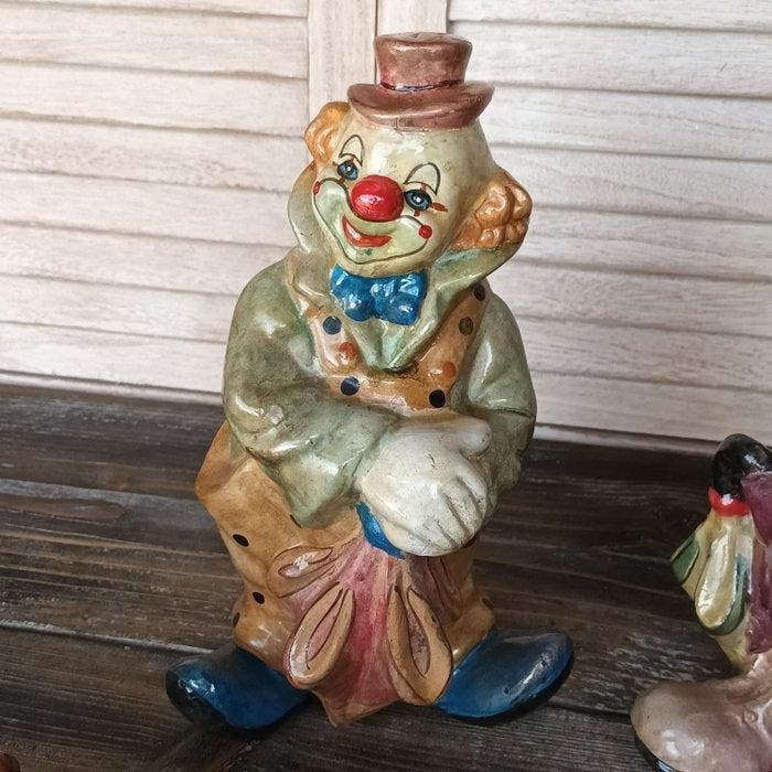 Spaarpot (5) - Clown - Keramiek, Antiquités & Art, Curiosités & Brocante