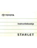 1990 TOYOTA STARLET INSTRUCTIEBOEKJE NEDERLANDS