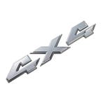 Logo tailgate 4x4 chrome, Ophalen of Verzenden, Nieuw