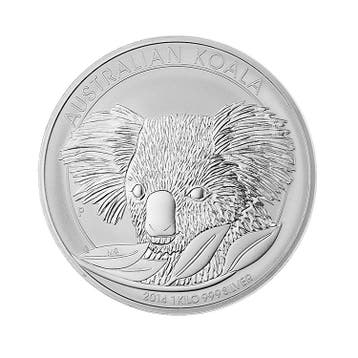 1 kilo zilveren Koala munt 2014