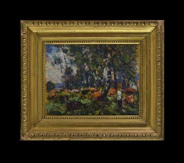 Fernand Maillaud (1862-1948) - Vaches dans un pâturage, Antiquités & Art, Art | Peinture | Classique