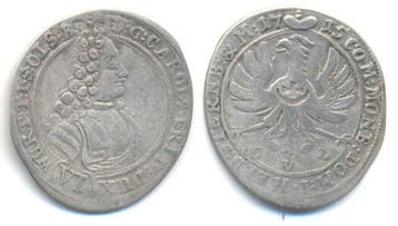 6 Kreuzer 1715 Clv Öls Wuerttemberg Öls: Carl Friedrich,.., Verzenden, België