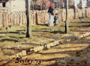 Alfred Sisley (1839-1899) - La Route Vue du Chemin de Sèvres