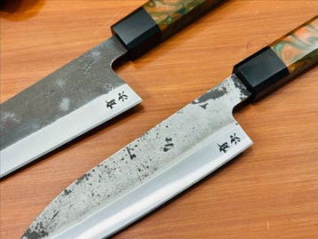 Keukenmes - Bunka & Deba - Handgemaakt Japans staal