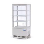 Mini Koelvitrine - 78 L - 43 cm - Wit, Verzenden, Nieuw in verpakking, Koelen en Vriezen