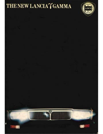 1981 LANCIA GAMMA BERLINA | COUPE BROCHURE ENGELS, Nieuw