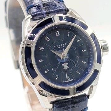 CELINE - Triomphe Navy Dial - Sans prix de réserve - Femme -