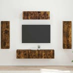 vidaXL TV Kast 5 pcs Rook Eiken, Huis en Inrichting, Verzenden, Nieuw