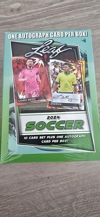2024 Leaf Leaf 2024 Soccer Lionel Messi Gesigneerde kaart,, Verzamelen, Nieuw