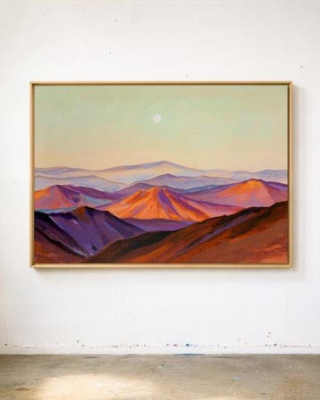 Ella Suárez - Montañas al crepúsculo - XL (no reserve)