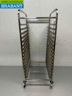 Chariot Regal en acier inoxydable 32 x 60/40 cm Boulangerie, Articles professionnels, Verzenden