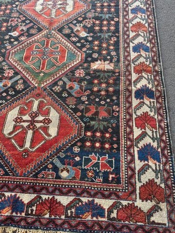 Loper - 305 cm - 133 cm - Antiek handgemaakt