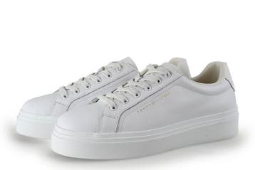 Tommy Hilfiger Sneakers in maat 41 Wit, Verzenden, Wit, Sneakers, Gedragen
