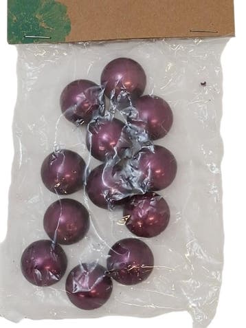 Parel, rijgparels 20 mm 50 gr hbx 85-0088-050 Aubergine, Nieuw