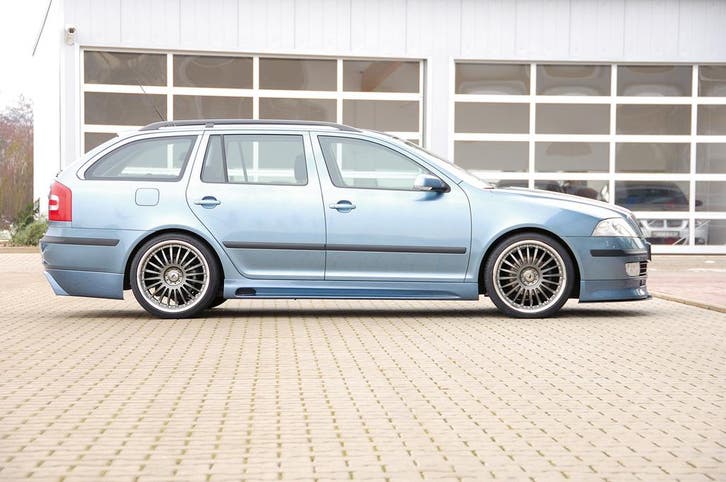 Rieger side skirt | Octavia (1Z): 06.04- - Combi, Sedan | l, Auto-onderdelen, Carrosserie, Nieuw, Skoda, Verzenden