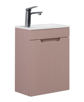 Toiletmeubel Thermis 40 x 22 cm Mat Roze Fonteinmeubel, Verzenden, Nieuw