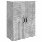 vidaXL Wandkast Betongrijs 66 x 34,5 x 90 cm Bewerkt hout, Verzenden, Nieuw