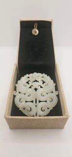 Amulet Dubbel StyleDragón Hongshan - Trekt geld en voorspoed