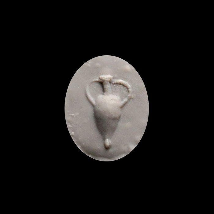 Oud-Romeins agaat Intaglio met Amphora, Handtassen en Accessoires, Antieke sieraden